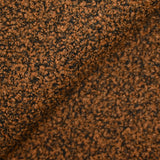 Lainage bouclette brun orangé chiné noir