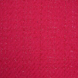 Tweed Emma lurex polyester fond fuchsia