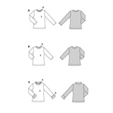 Patron Burda n°5705 : T-shirt