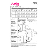 Patron Burda n°5709 : Blouse