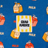 Etiquetas tejidas "Ciao Amore" x 5