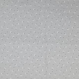Piqué de coton imprimé pissenlit fond gris