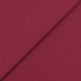 Jersey french terry coton Bio lie de vin