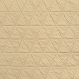Jersey matelassé triangle fond beige clair