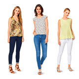 Patron Burda n°6501: Top simple