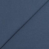 Jersey french terry coton Bio bleu jeans