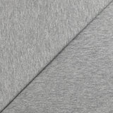 Jersey french terry coton Bio gris chiné