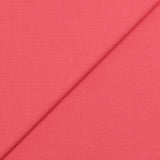 Jersey coton Bio rose corail