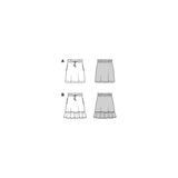 Patron Burda kids n°9210 : Jupe