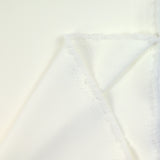 Crepe de poliéster pesado Madeleine White