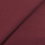 Tissu sweat minkee épais bordeaux