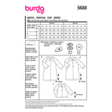 Patron Burda n°5688 : Manteau