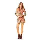 Patron N°6569 Burda : Veste boho-chic