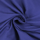 Jersey French Terry Organic Blue Cotton Indigo