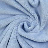 Baby blue bamboo sponge fabric sold per meter