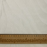 Jacquard polyviscose dunes de sables écru ton sur ton