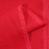 Lino de fresa 100% rojo
