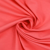 Jersey francés terry algodón orgánico coral rosa