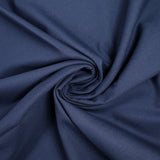 Coton tissé teint bleu marine