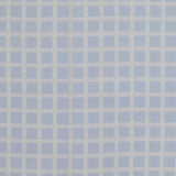 Piqué de coton imprimé carré bleu