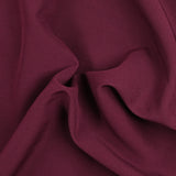 Crêpe de polyester lourd Madeleine prune
