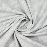 Popeline polycoton tissée-teinte quadrillage gris fond blanc