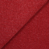 Maille Bianca côtelée rouge