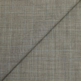 Tissu tailleur 100% laine prince-de-galles brun, bleu fond écru