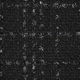 Tweed Emma lurex polyester fond noir