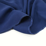 Navy blue viscose twill