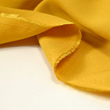 Twill de viscose jaune moutarde