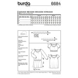Patron Burda n°6684 : Robe & blouse