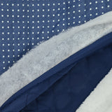 Matelassé Chambray printed pea