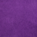 Violet ribbed polyester velvet