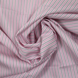 Algodón de estampado rosado rosado, blanco y gris
