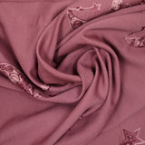 Croisson Crêpe Bordado Luna Pink Background