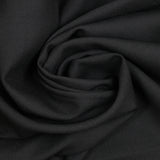 Tissu tailleur Super 130’s en laine vierge noir