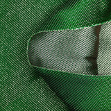 Jacquard polyester lurex argent fond vert