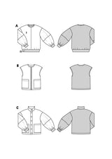Patron Burda n°5590 : Pull & Veste