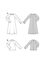 Patron Burda n°5599 : Robe & T-shirt