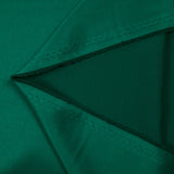 Crêpe de polyester satiné vert émeraude