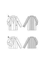 Patron Burda n°5601 : Blazer