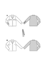 Patron Burda n°5615 : Blouse