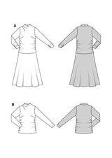 Patron Burda n°5616 : Robe & T-shirt