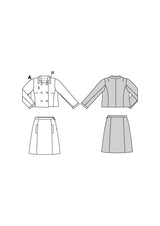 Patron Burda n°5617 : Ensemble tailleur