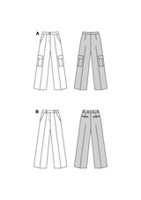Patron Burda n°5621 : Pantalon