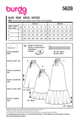 Patron Burda n°5628 : Robe