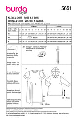 Patron Burda n°5651 : Robe & T-shirt