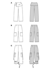 Patron Burda n°5663: Pantalon
