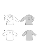 Patron Burda n°5665 : Blouse